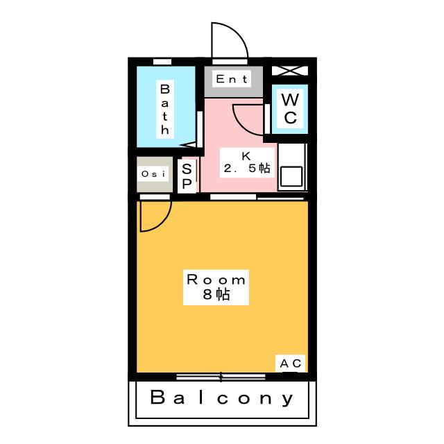 ハイツイーストリバーサンシャインＡ 間取り