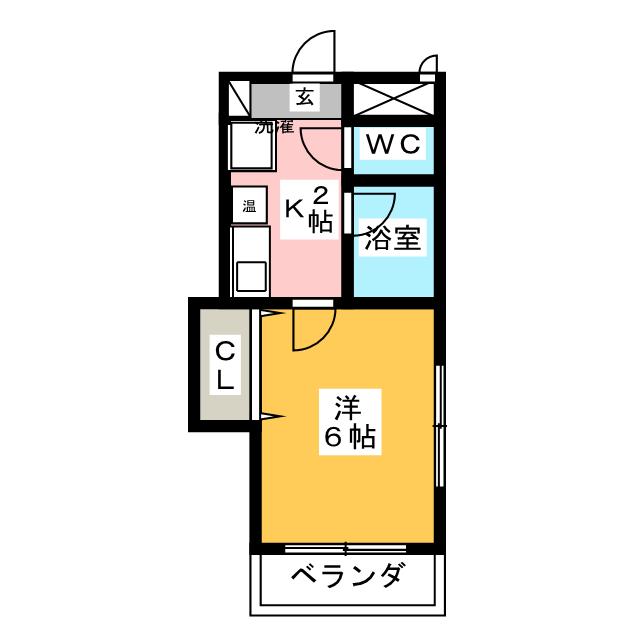 ハイツ花みずき 間取り