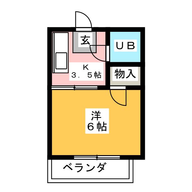 ウノロイヤル　かなわ 間取り