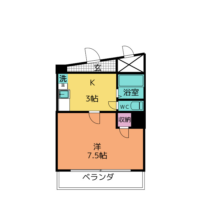 イーストアベニュー 間取り