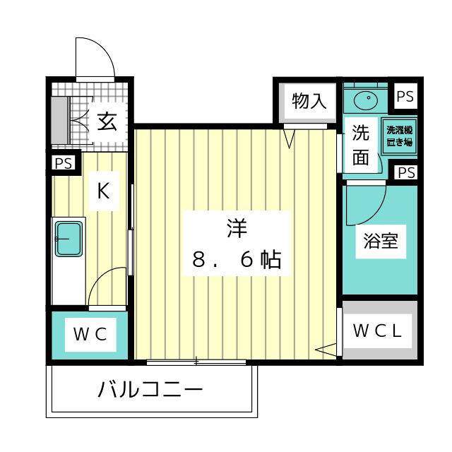 ブランセン川名 間取り