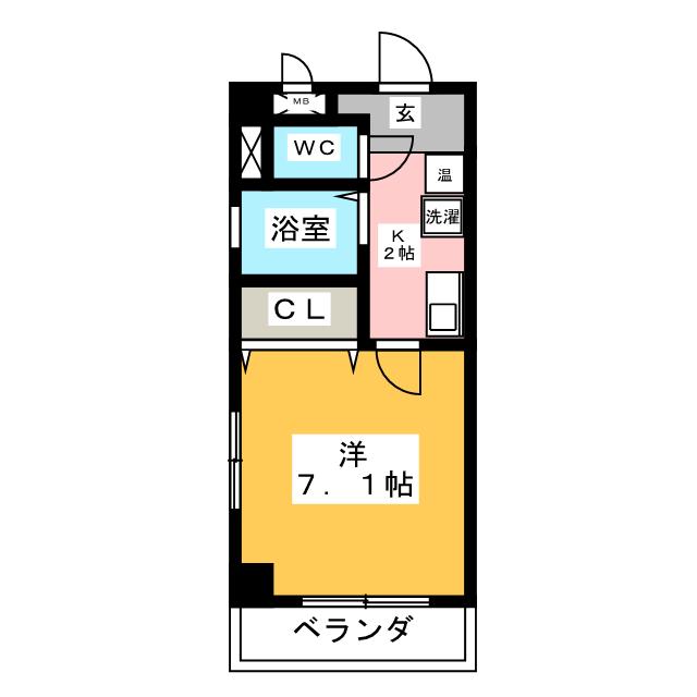 メルヴェーユ高辻 間取り
