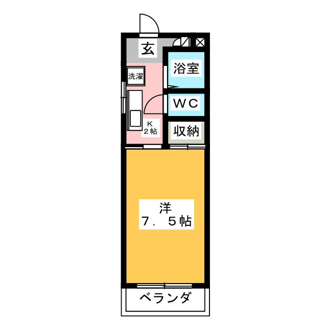 アーバンシャポーナカノ 間取り