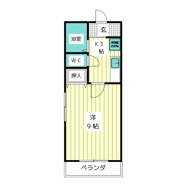 クレール藤ヶ丘 間取り