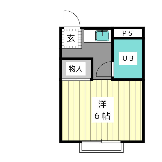 杁中カジウラマンション 間取り