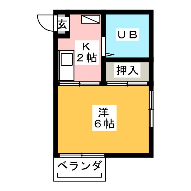 コーポ大橋 間取り