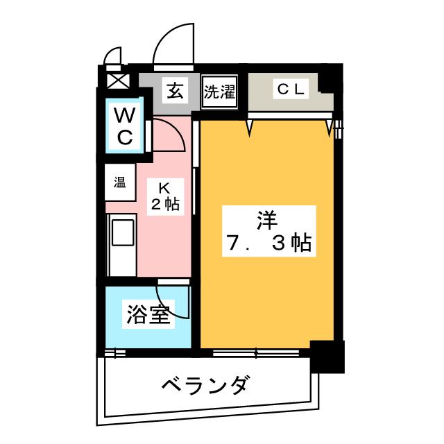 メルヴェーユ高辻 間取り