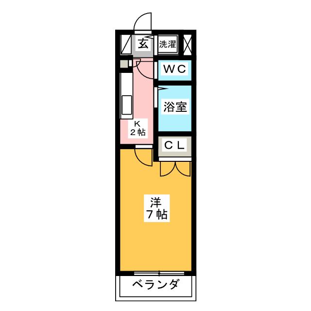 浅井コーポⅢ 間取り