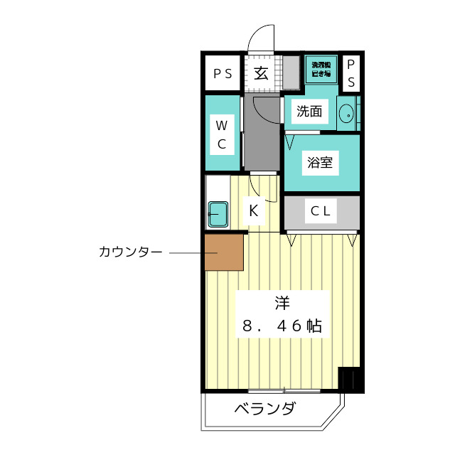 ベルメゾン三宅 間取り