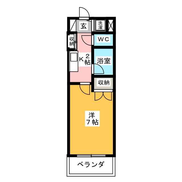 浅井コーポⅢ 間取り
