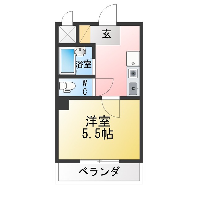 メユールＯＨＭＵＲＡ 間取り