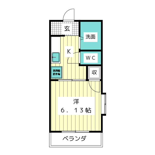ひかりハイツＡ棟 間取り