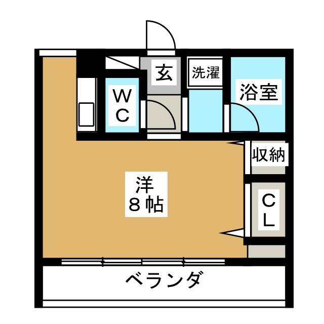 シャンブル村瀬 間取り