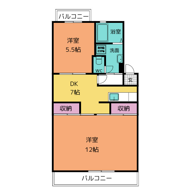オレンジコート 間取り