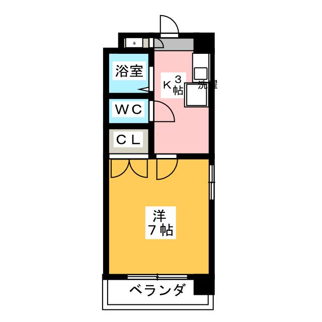 幸川マンション北館 間取り