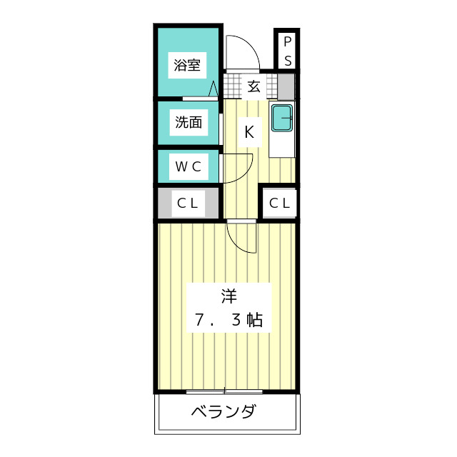 コーポ北岳 間取り