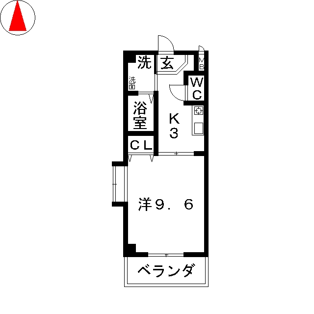 元八事壱風館 間取り