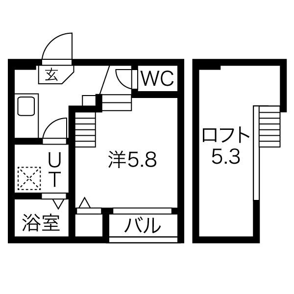 ヒルズ黒川 間取り