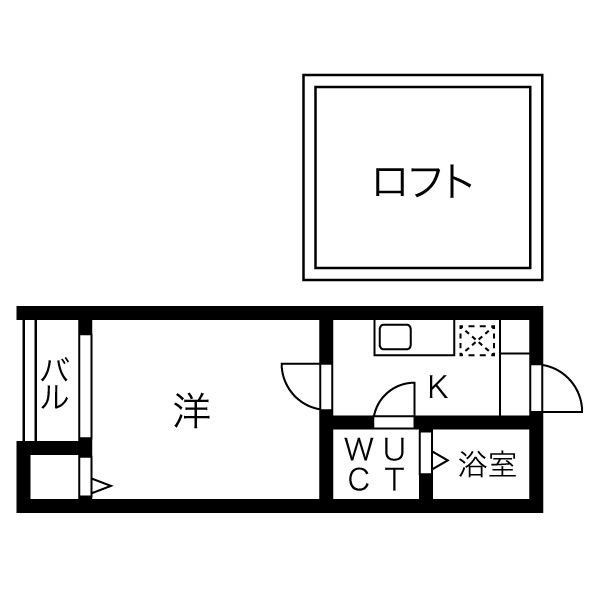 フロール尾頭橋  間取り