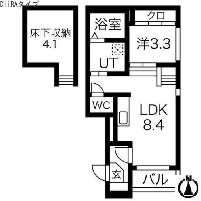 ハーモニーテラス六番町  間取り