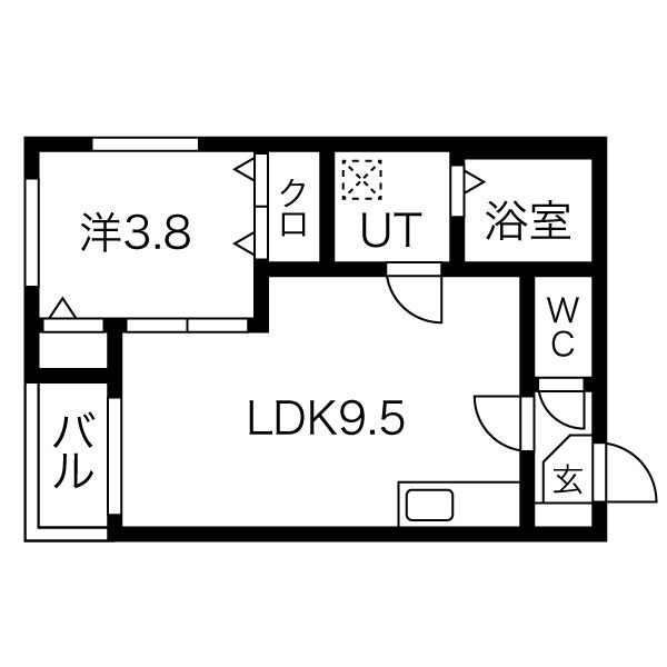 FERIO平安通 間取り
