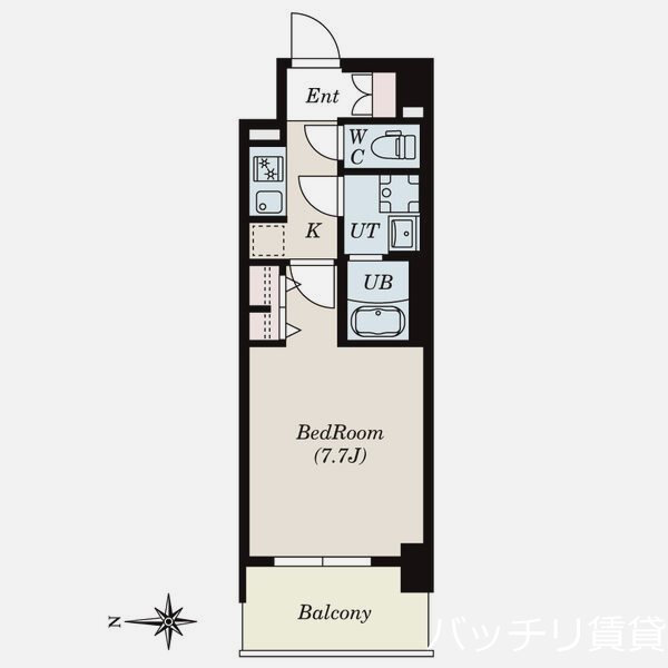 S-RESIDENCE堀田beaute 間取り