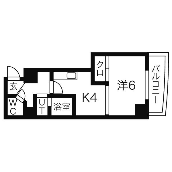ワピタ名駅 間取り