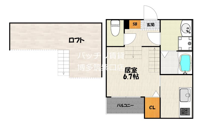 MAISON de AMBER 井尻 間取り