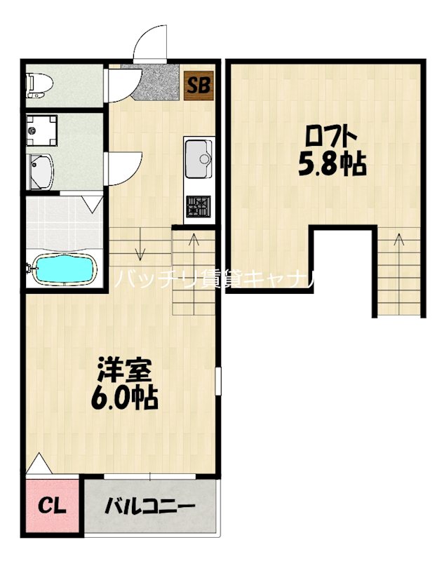 MAISON de AMBER 井尻 間取り