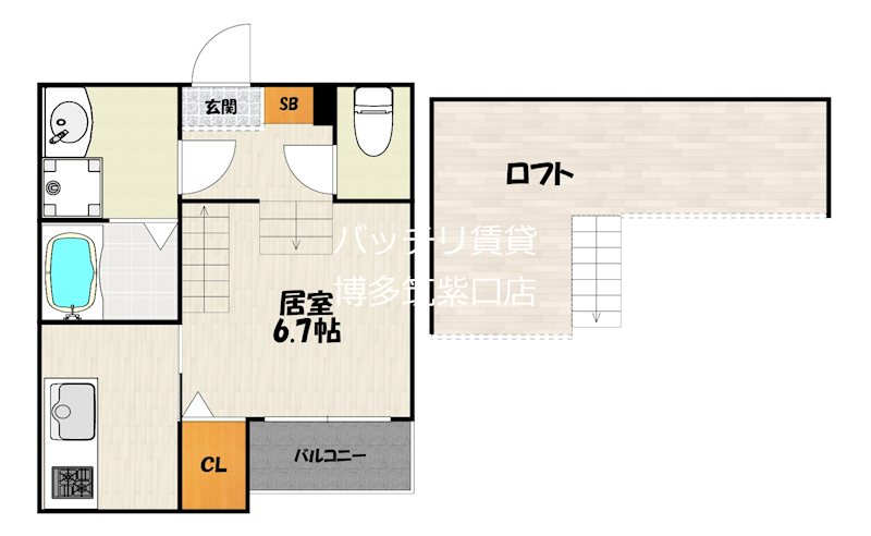 MAISON de AMBER 井尻 間取り