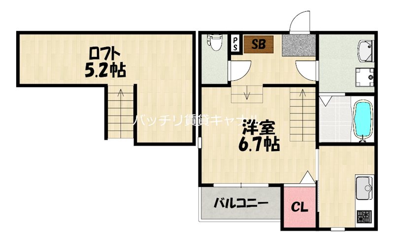 MAISON de AMBER 井尻 間取り