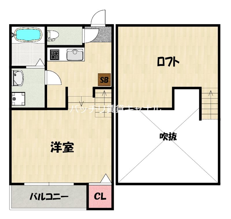 Sky Grace 西片江 間取り