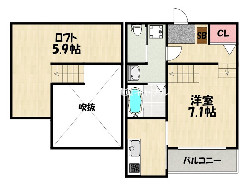 Sky Grace 西片江 間取り