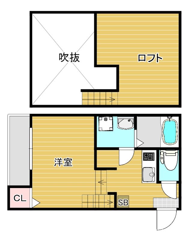 Sky Grace 西片江 間取り