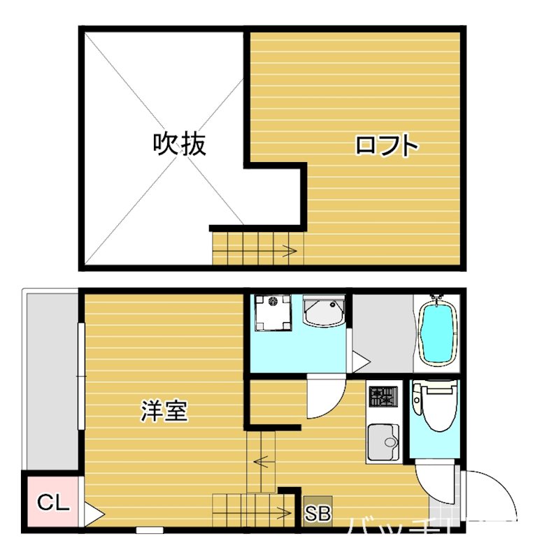 Sky Grace 西片江 間取り