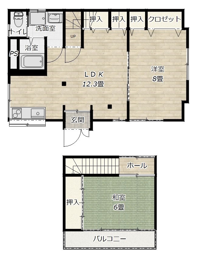 立石6丁目貸戸建 間取り