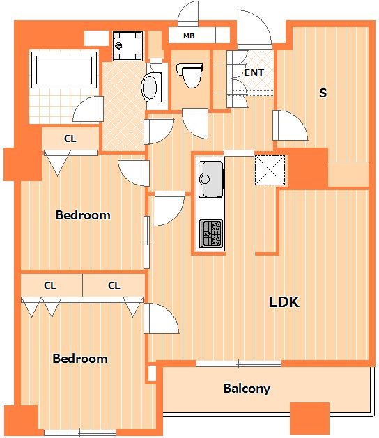ドゥーエ横浜駅前 間取り