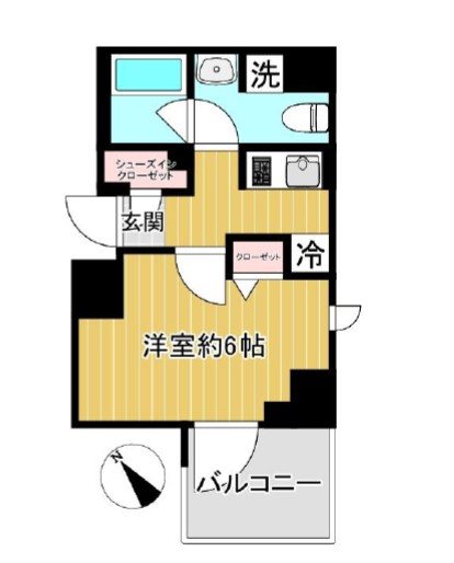 SHOKEN　Residence横浜鶴見Ⅳ 間取り