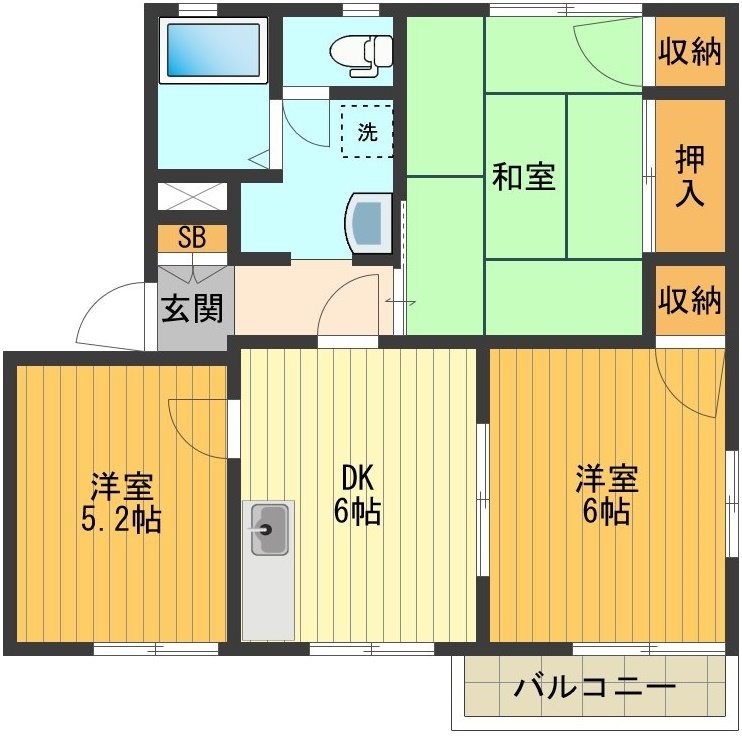 アビタシオンＡ 間取り