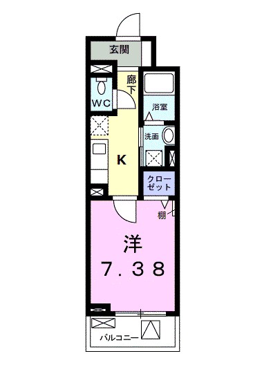 カシェット 間取り