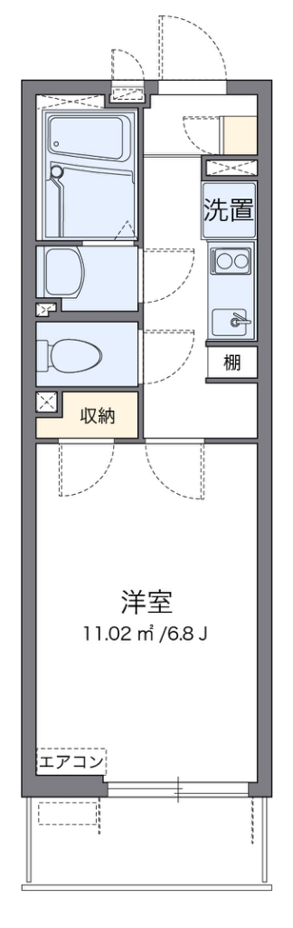 クレイノ柏桜館Ⅱ 間取り