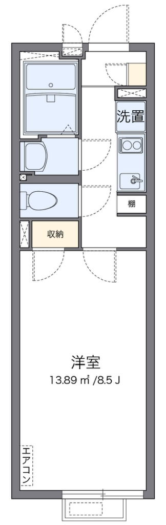 クレイノあかつき 間取り
