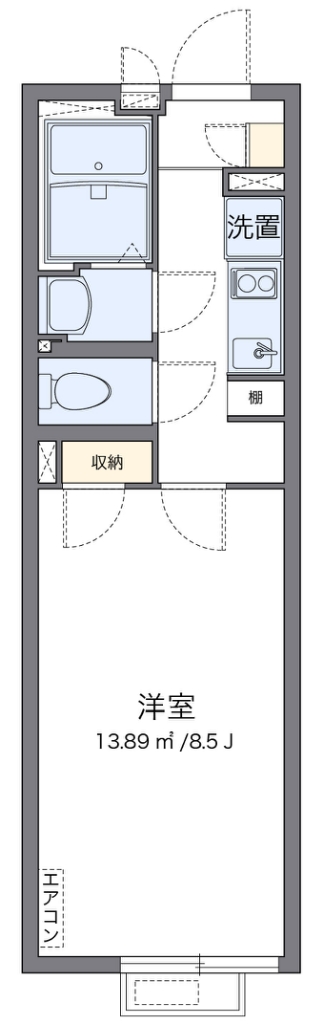 クレイノあかつき 間取り
