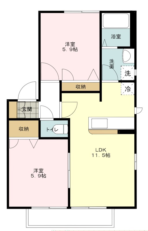 グランシードのぐち 間取り