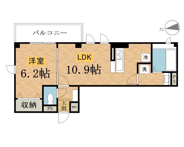 ｃｏｕｌｅｕｒ悠　（クルールゆう） 間取り
