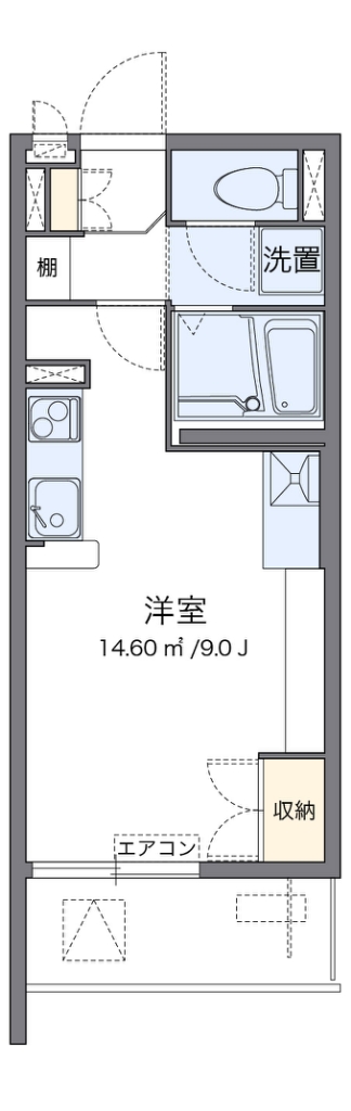 ミランダクレール　西八王子 間取り