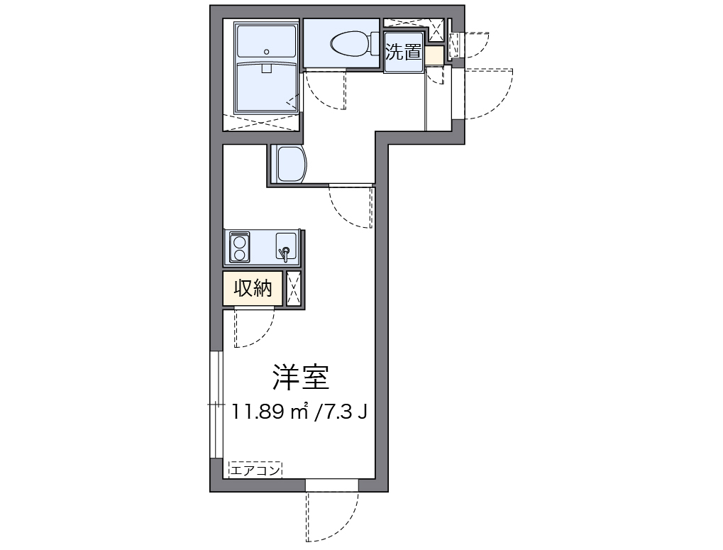 クレイノリーブス　梅屋敷 間取り