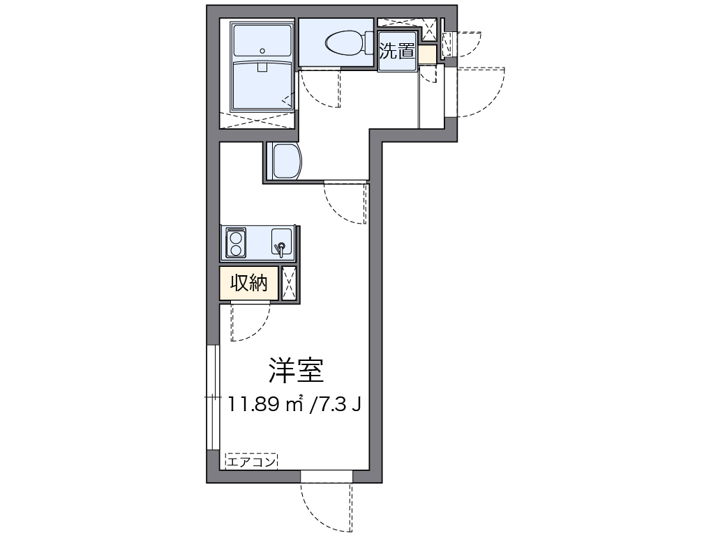クレイノリーブス　梅屋敷 間取り