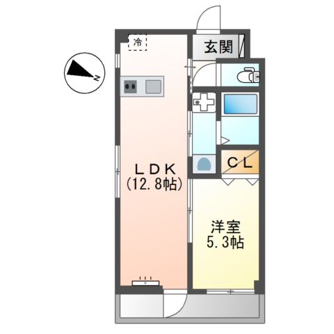 フレンテ鵜の木 間取り