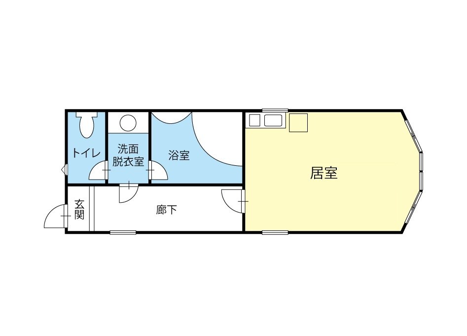 穂高有明トレーラーハウス 間取り